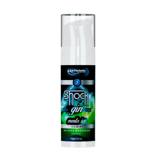 L866-Menta_1 Shock Gin Excitante Elétrico Beijável 15g La Pimienta