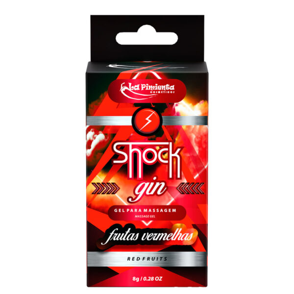 Shock Gin Excitante Elétrico Beijável 8g La Pimienta