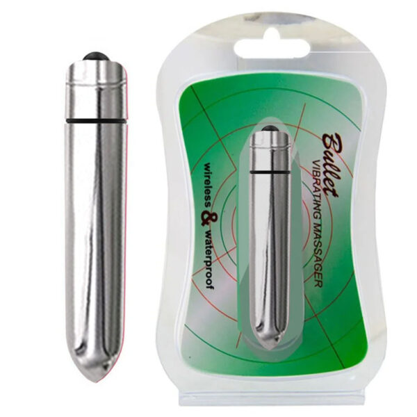 Bullet Vibrating Massager Cápsula Longa com 10 Modos de Vibração 3R Import