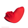 LB4002-Vermelho_3 Vibrador de Calcinha com Textura de Rosa com 9 Modos de Vibração Libb
