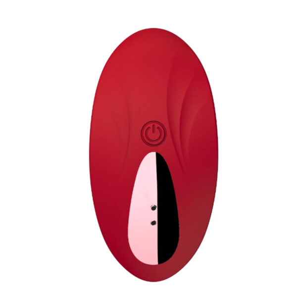 LB4002-Vermelho_4 Vibrador de Calcinha com Textura de Rosa com 9 Modos de Vibração Libb