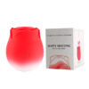 LB7033-Vermelho_2 Sugador de Clitóris em Formato de Rosa com 10 Modos de Sucção Libb