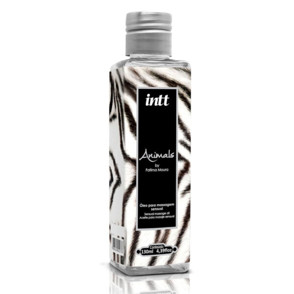 LH07_1 Animals by Fatima Moura Óleo para Massagem Sensual Intt 130ml