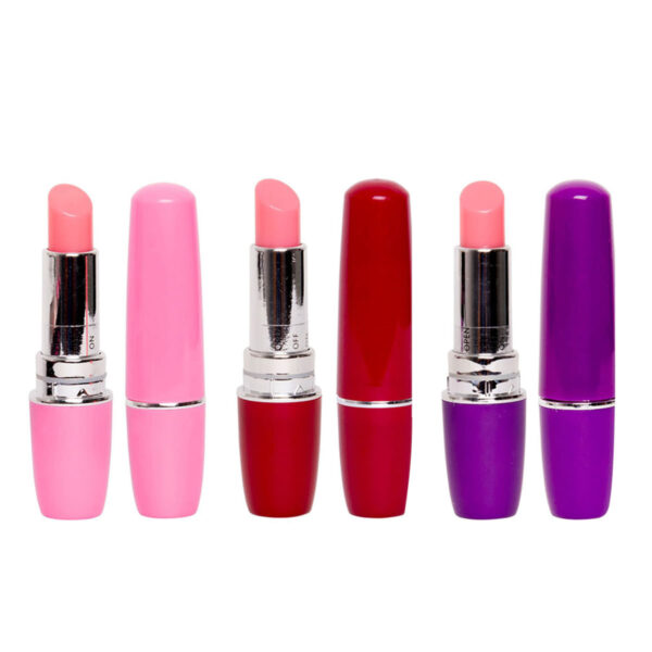 LIP-01-Vermelho_2 Lipstick Vibe Vibrador Formato de Batom 3R Import