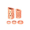Cock Ring Kit com 5 Anéis Penianos Air Hole Adão e Eva
