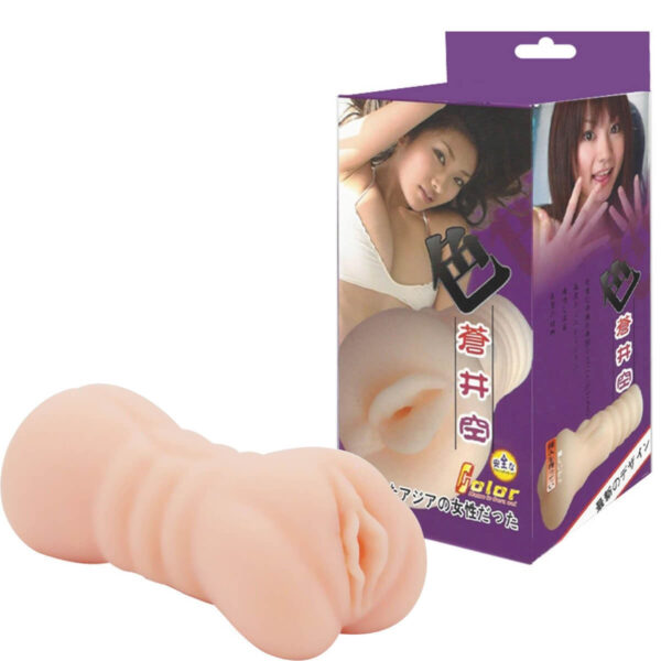Masturbador Masculino Realístico Ânus e Vagina Anatômico 18x5x5 cm Miss Collection