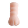 MA120-Bege_6 Masturbador Masculino Vagina Lisa - YouVibe Donzela Masturbador Masculino em Formato de Vagina Vip Mix