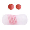 MA129-Rosa_4 Masturbador Masculino em Formato Lanterna com Esféras Internas Vip Mix