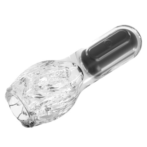 MA204A-Transparente_1 Rose Trainer Estimulador Masculino de Glande com 12 Modos de Vibração Vip Mix