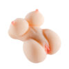 MA226-Bege_1 Masturbador em CyberSkin Formato Meio Corpo com Seios e Vagina Realística Strawberry YOUVIBE Vipmix