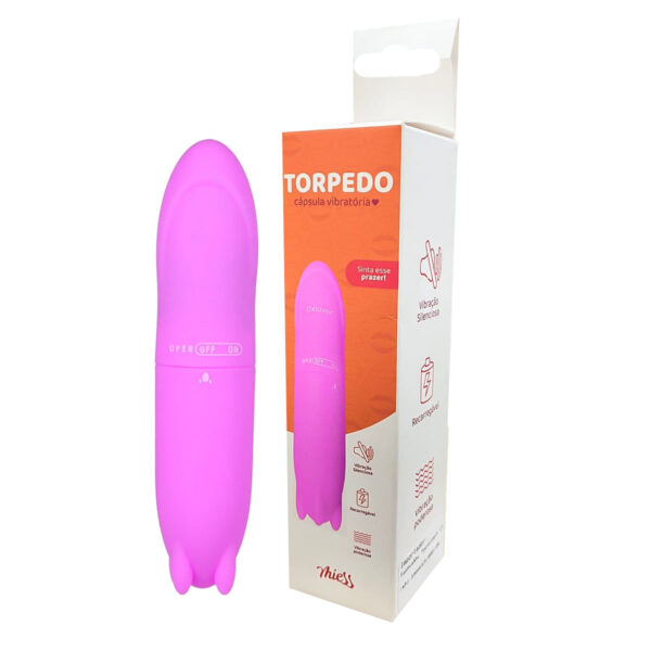MBA1012-LI-Lilas_3 Vibrador Ponto G em Formato de Torpedo Sevensexshop