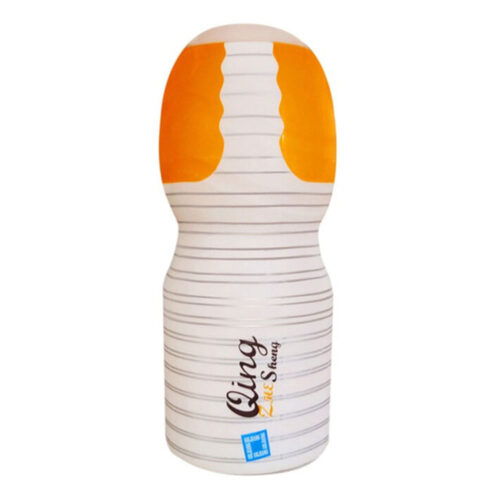 Qing Masturbador Masculino Tubo em Formato de Vagina com Textura Interna 3R Import