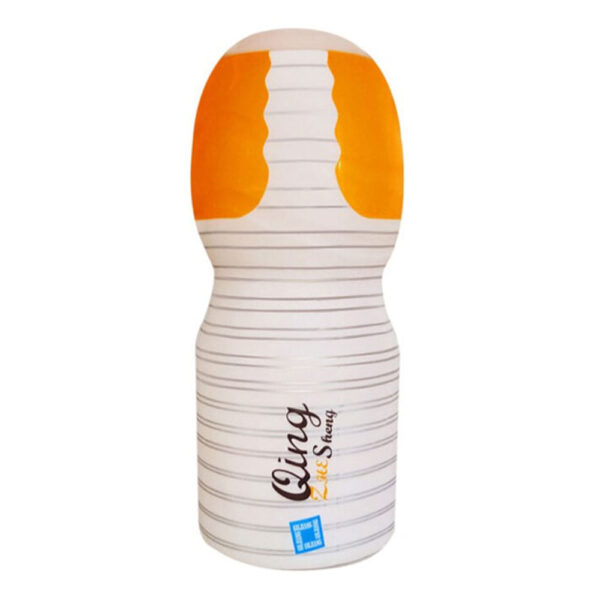 Qing Masturbador Masculino Tubo em Formato de Vagina com Textura Interna 3R Import