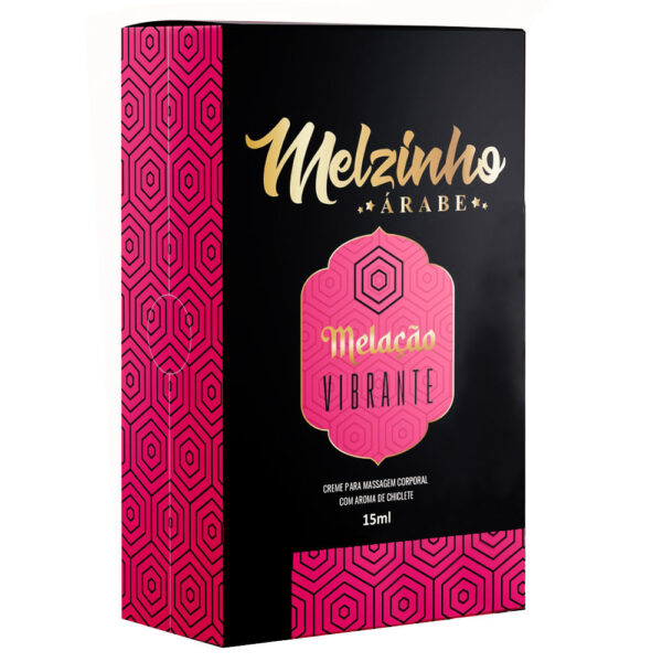 ML004-Chiclete_2 Melzinho Arabe Melação Vibrante Óleo para Massagem Corporal 15ml Chillies