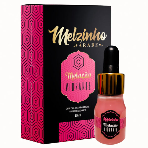 ML004-Chiclete_3 Melzinho Arabe Melação Vibrante Óleo para Massagem Corporal 15ml Chillies