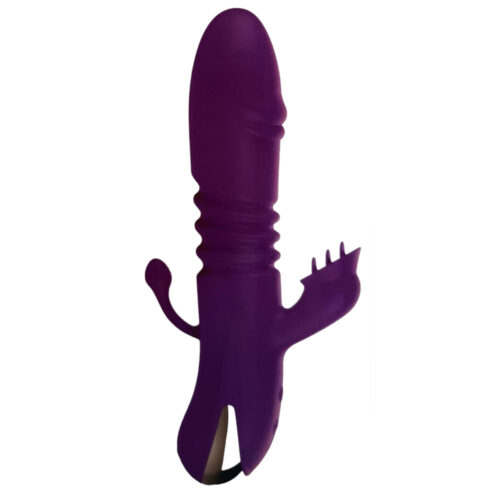 ML2206-Roxo_1 Vibrador Estimulador Clitoriano Vai e Vem com 12 Modos de Vibração Our Moment Import