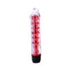 MLBA1053-VM-Vermelho_1 Vibrador Multivelocidade TranslĂșcido com Glande Me Ame Sex Toys