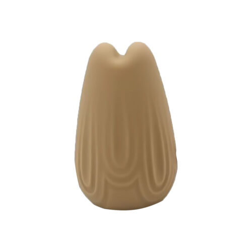 MLBA4216L-BG-Bege_1 Cápsula Vibratória Recarregável Aveludada com 10 Modos de Vibração Me Ame Sex Toys