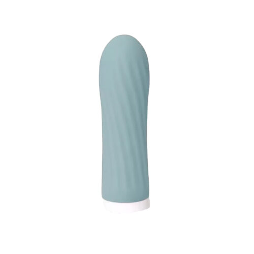 MLBA4311L-AZ-Azul_1 Cápsula Vibratória Recarregável Aveludada com 10 Modos de Vibração Me Ame Sex Toys