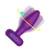 MLPP6082-RX_2 Plug Anal Vibratório por Aplicativo em Silicone com Rotação 360° Me Ame Love