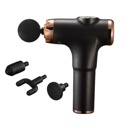 Massageador Pistola com 4 Variações de Pontas e 6 Modos de Frequência Me Ame Sex Toys