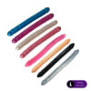 MLVA2112-PT-Preto_2 Prótese Peniana Dupla Long em Silicone 34x3,3cm Me Ame Sex Toys