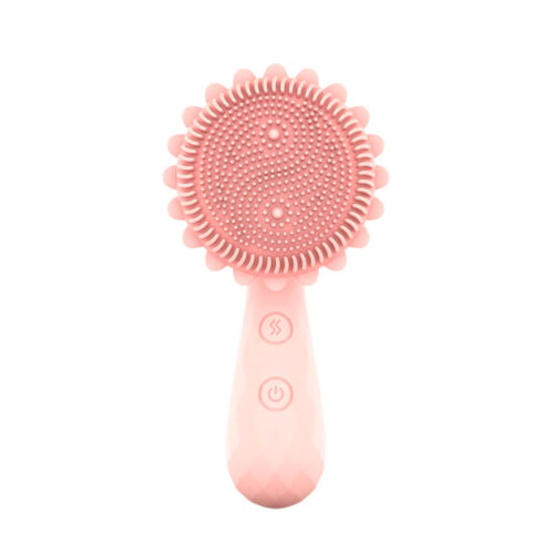 MLVA2688-Rosa_1 Massageador de Clitóris com Cerdas Texturizadas e 10 Modos de Vibração Me Ame