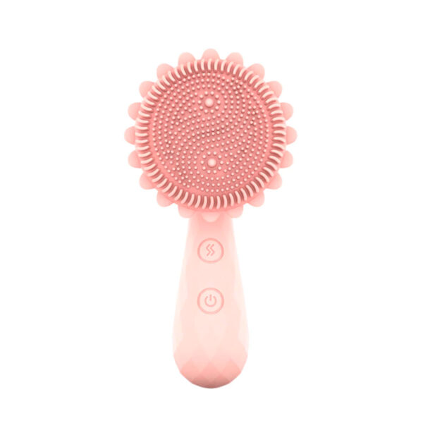 MLVA2688-Rosa_1 Massageador de Clitóris com Cerdas Texturizadas e 10 Modos de Vibração Me Ame