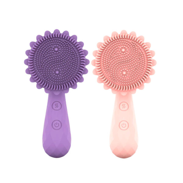 MLVA2688-Rosa_3 Massageador de Clitóris com Cerdas Texturizadas e 10 Modos de Vibração Me Ame