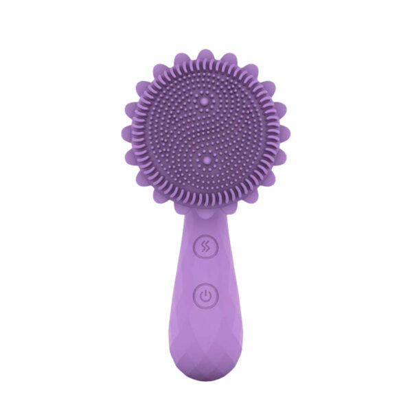MLVA2688-Roxo_1 Massageador de Clitóris com Cerdas Texturizadas e 10 Modos de Vibração Me Ame