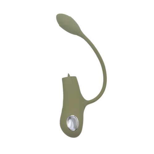 MLVA8811L-VD-C-Verde-Claro_1 Estimulador Duplo Ponto G com 10 Modos de Vibração Me Ame Sex Toys