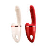 Angel Telescopio Vibrador com 10 Modos de Vai e Vem Texturizado e 10 Modos de Sucção Me Ame