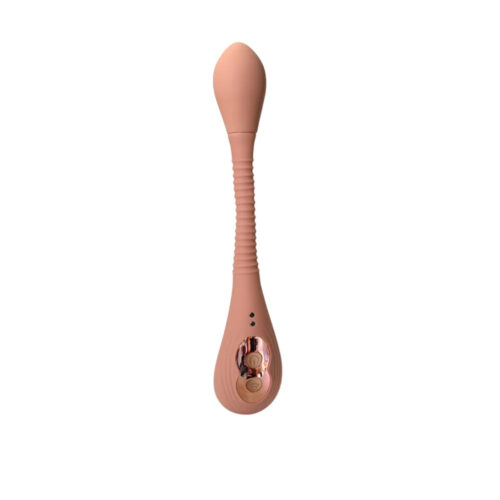 MLVS4725L-MR-Marrom_1 Estimulador Clitoriano com Ondas de Pressão e 9 Modos de Vibração Me Ame Sex Toys