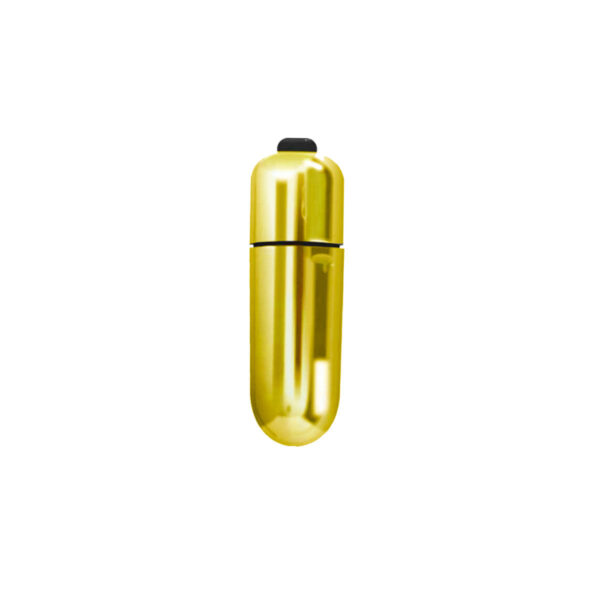 MV002-Dourado_2 Mini Cápsula Vibratória Power Bullet - Mini Vibe - Miss Collection