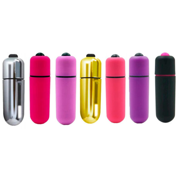 MV002-Rosa_2 Mini Cápsula Vibratória Power Bullet - Mini Vibe - Miss Collection