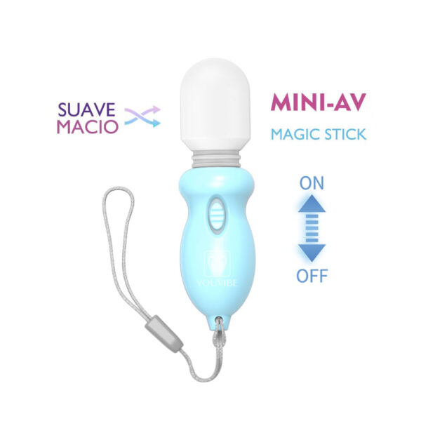 MV005G-Azul-Claro_2 Vibrador Microfone Mini Chaveiro Vip Mix