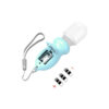 MV005G-Azul-Claro_3 Vibrador Microfone Mini Chaveiro Vip Mix