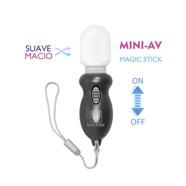 MV005G-Preto_2 Vibrador Microfone Mini Chaveiro Vip Mix