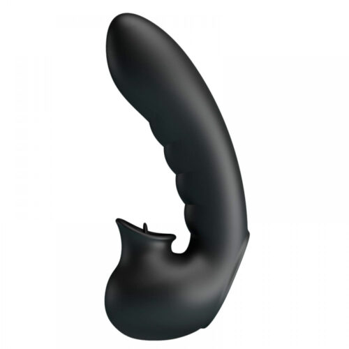 MV005J-Preto_1 Hobgoblin Dedeira com Estimulador de Clitoris Língua com 3 Movimentos de Vai e Vem Vip Mix