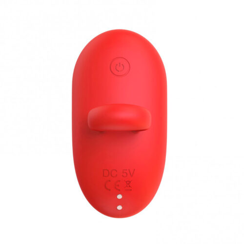 MV043-Vermelho_1 Bee Vibrador Sugador de Clitóris Com 10 Modos de Vibração Vip Mix - Bee Vibrador com Sucção e 10 Modos de Vibração Vip Mix