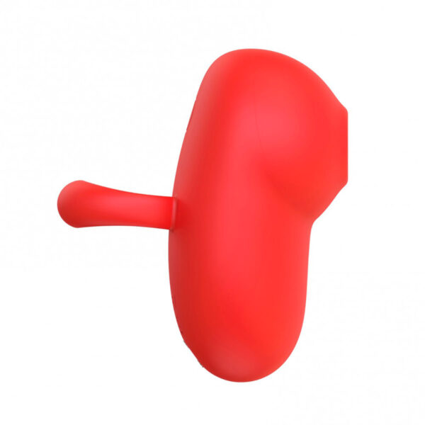 MV043-Vermelho_2 Bee Vibrador Sugador de Clitóris Com 10 Modos de Vibração Vip Mix - Bee Vibrador com Sucção e 10 Modos de Vibração Vip Mix
