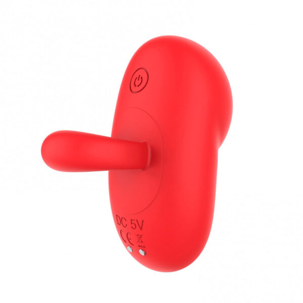 MV043-Vermelho_5 Bee Vibrador Sugador de Clitóris Com 10 Modos de Vibração Vip Mix - Bee Vibrador com Sucção e 10 Modos de Vibração Vip Mix