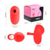 MV043-Vermelho_6 Bee Vibrador Sugador de Clitóris Com 10 Modos de Vibração Vip Mix - Bee Vibrador com Sucção e 10 Modos de Vibração Vip Mix