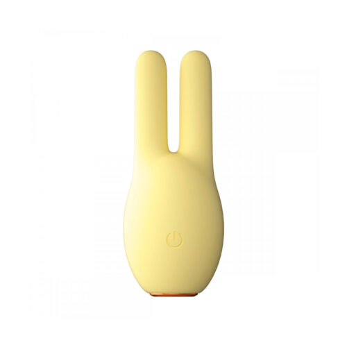 MV087A-Amarelo_1-1 Lilo Rabbit Mini Vibrador em Formato de Coelho com 10 Modos de Vibração Vip Mix