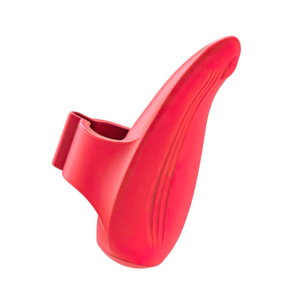 MV115-Vermelho_1-1 Dedeira Magic Vibro Com Função Liga e Desliga VipMix