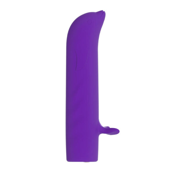 MV122-Roxo_1 Mini Vibrador Golfinho Recarregável para Ponto G com 10 modos de Vibração Vip Mix