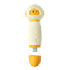 MV129-Amarelo_3 Mini Vibrador Recarregável Good Sweet com 10 Modos de Vibração Vip Mix