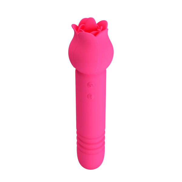 Pretty Love Chaley Vibrador Duplo Vai e Vem com Estimulador Língua Vip Mix