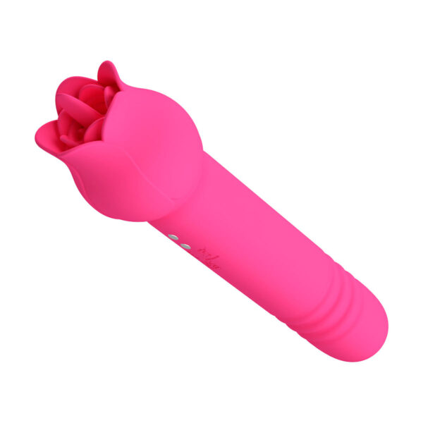Pretty Love Chaley Vibrador Duplo Vai e Vem com Estimulador Língua Vip Mix