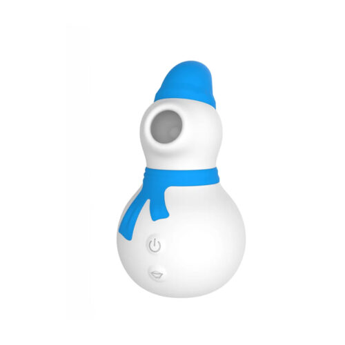MVS1224-AZ-Azul_1 Snowman Estimulador Clitoriano com 10 Modos de Onda de Pressão Me Ame Sex Toys